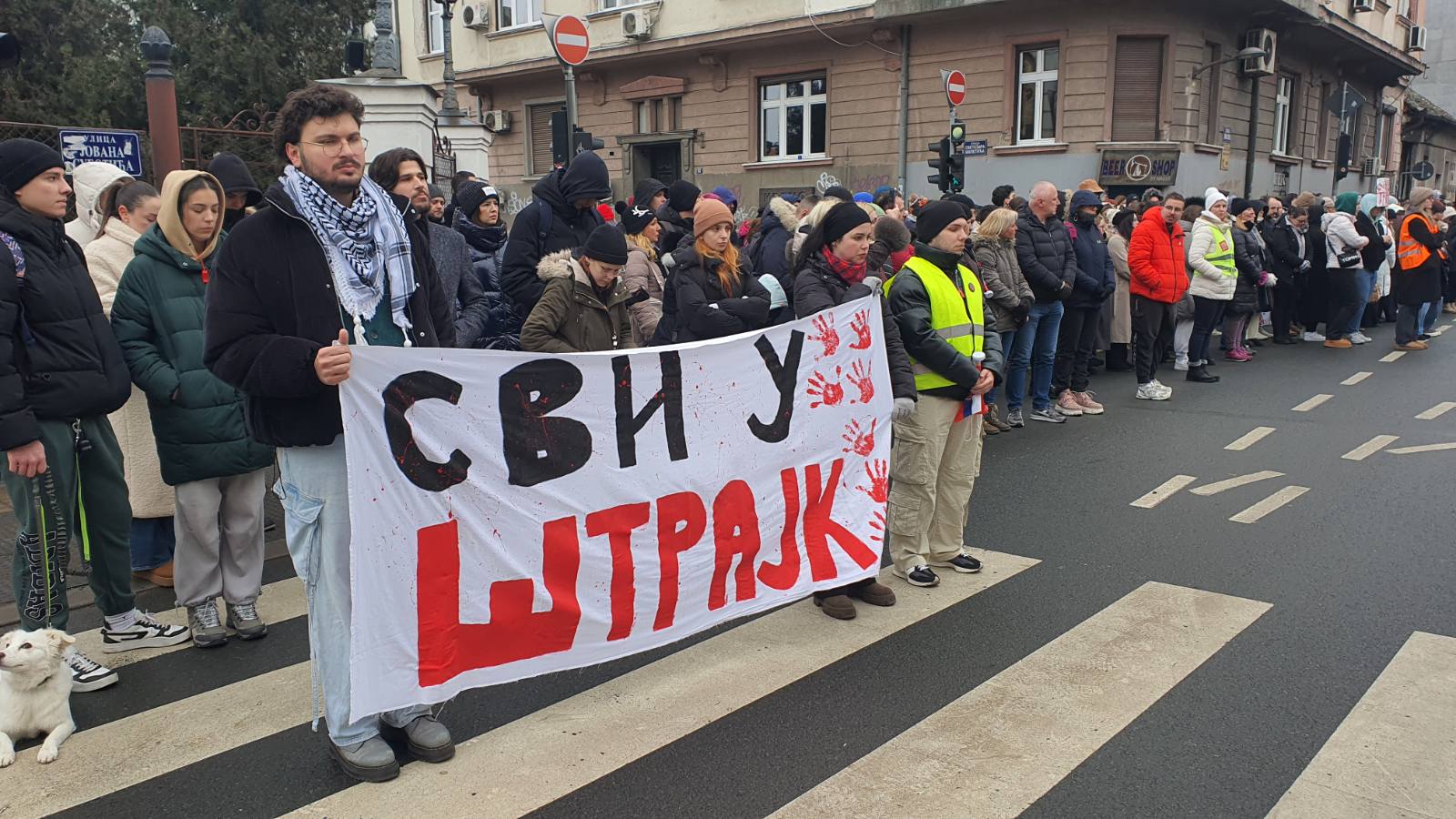 Završen protest novosadskih profesora i istraživača, zatražili ostavku rektora Dejana Madića (FOTO, VIDEO) 8
