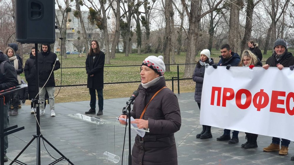 Završen protest novosadskih profesora i istraživača, zatražili ostavku rektora Dejana Madića (FOTO, VIDEO) 11