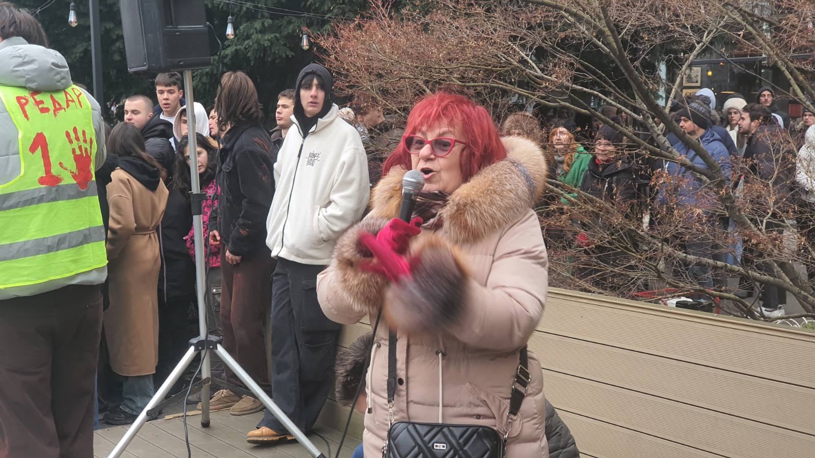 Održan protest novosadskih srednjoškolaca: "Ili si sa onima koji decu brane ili s onima koji ih gaze" (FOTO, VIDEO) 8