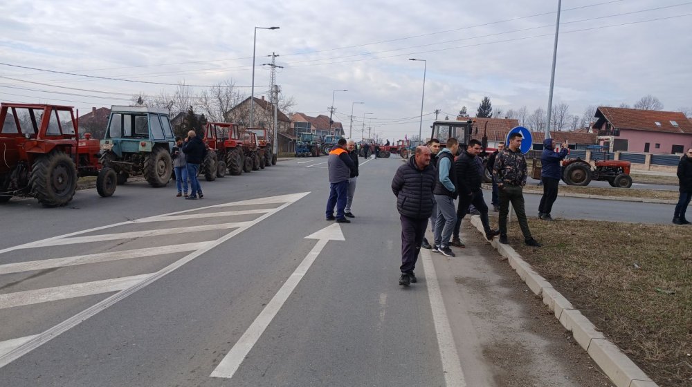 Blokada Ibarske magistrale na 15 minuta 1