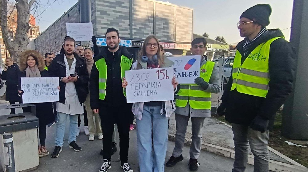 Studenti protest farmaceutski fakultet