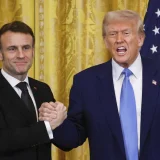 Emanuel Makron i Donald Tramp