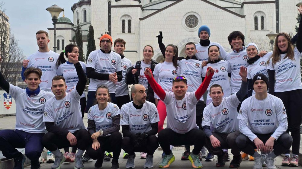 Dvadeset studenata pošlo u štafetni maraton do Kragujevca (VIDEO) 1