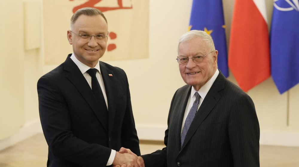 Predsednik Poljske Andžej Duda i Kit Kelog