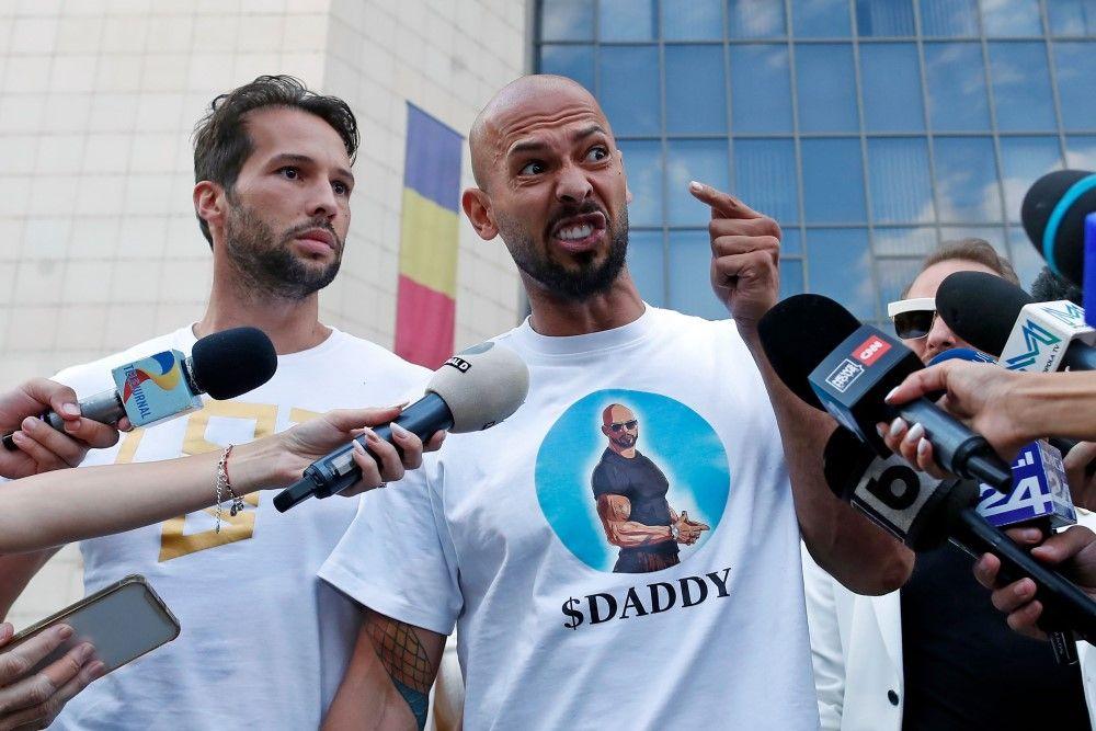 Braća Tejt, optuženi za silovanja i trgovinu ljudima, napustili Rumuniju i došli u Ameriku 2 braća tejt, endrju i tristan tejt