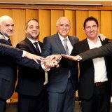 Neven Spahija, Pablo Laso, Goran Šašić, Željko Obradović, Ćavi Paskval i Ahnmet Čaki,