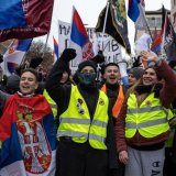 'Mi za umor ne znamo': Studenti koji pešače blizu Kragujevca 9