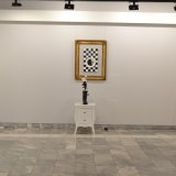 Izložba "Predlog enterijera za kabinet ministra vojnog" Radeta Markovića u Prodajnoj galeriji Beograd 5