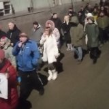 Veliki skup podrške studentima u Majdanpeku 1