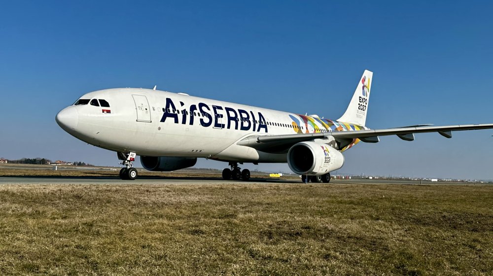 Novi avion Er Srbije stigao u Beograd 1