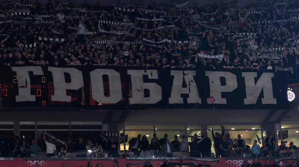 Navijači Partizana u Areni