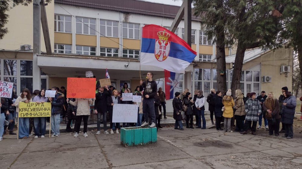 Sistem je pao, ŠUP je ustao: Protest učenika Trgovačko-ugostiteljske škole u Kragujevcu 1