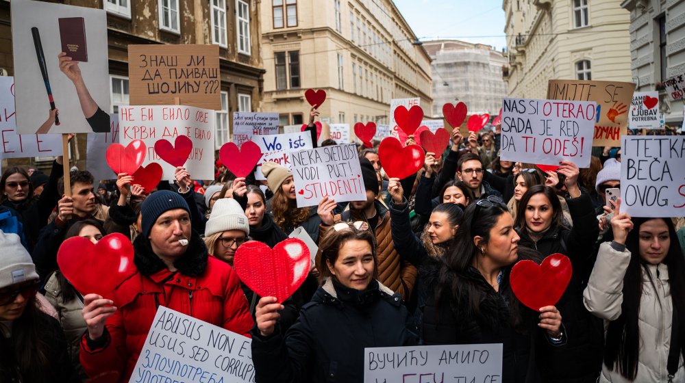 "Nepravda se ne može sakriti iza administracije": Organizatori skupova podrške u Beču za Danas o studentskim protestima 1