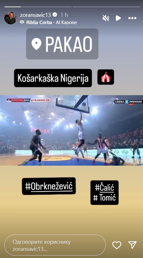 "Košarkaška Nigerija": Zoran Savić uz "Al Kaponea" izneo stav o završnici finala Kupa Radivoja Koraća 1