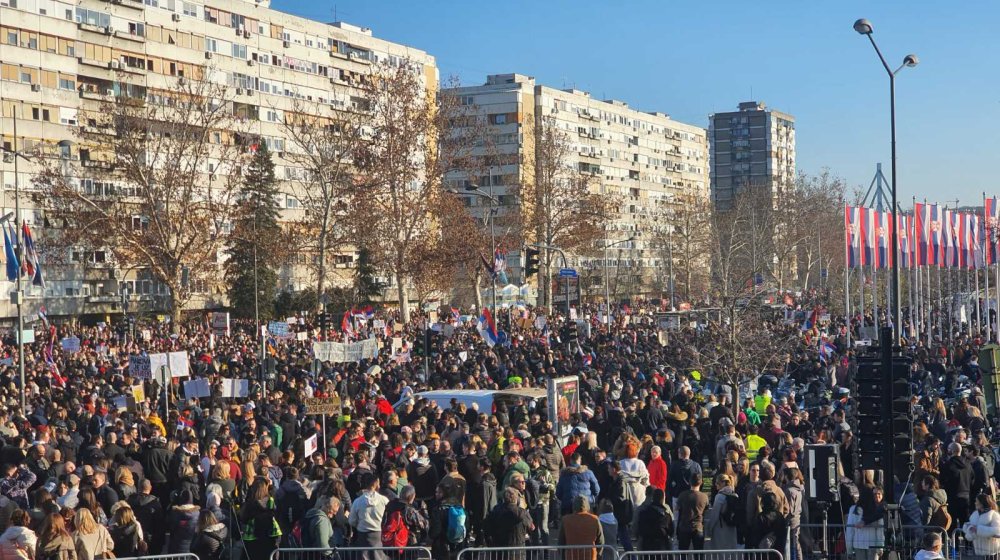 Prenos uživo blokade tri mosta u Novom Sadu na studentskom sajtu (VIDEO) 1