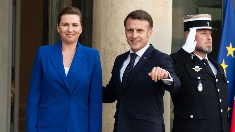 Može li Evropa da se odbrani bez Amerike 6 Francuski predsednik Emanuel Makron i danska permijerka Mete Frederiksen na samitu