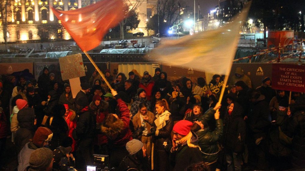 protest radnika iz kulture