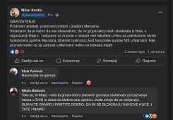 "Nećemo sedeti skrštenih ruku": U Merošini skup podrške studentima i profesorima koje su pristalice vlasti targetirale 2