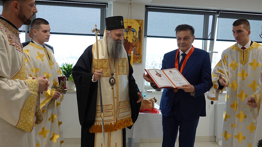 Patrijarh uručio orden Svetog Save Institutu "Dedinje" 1