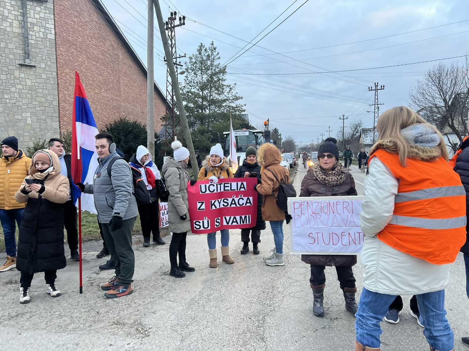 Građani Bačkog Petrovca, Maglića i Gložana okupili se u Kulpinu u znak podrške studentima 2