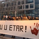 Slobodan Dnevnik pročitan ispred zgrade RTV-a u Novom Sadu uz zahtev za ostavku direktora 1