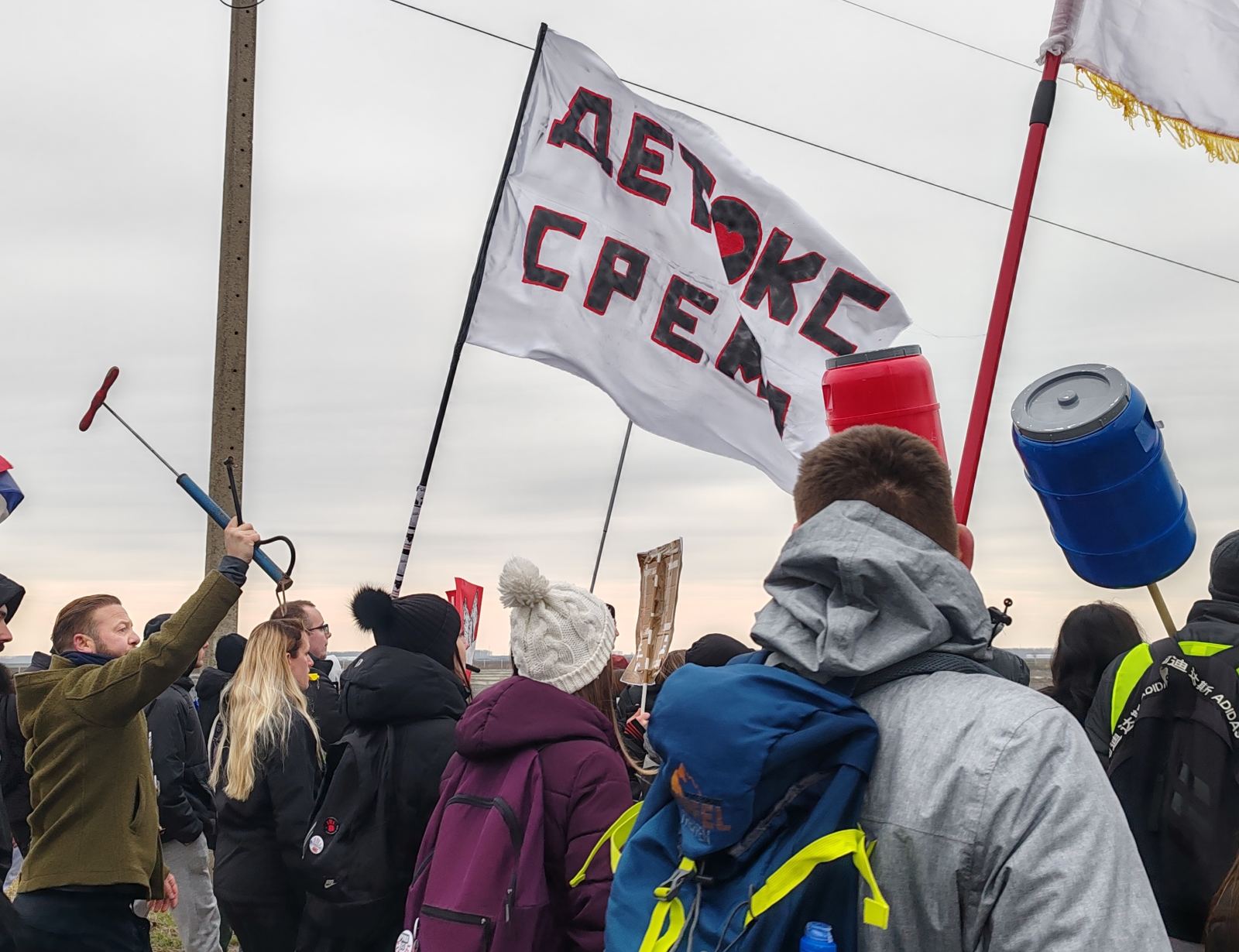 Rumljani u protestnoj šetnji stigli do Sremske Mitrovice (VIDEO/FOTO) 4