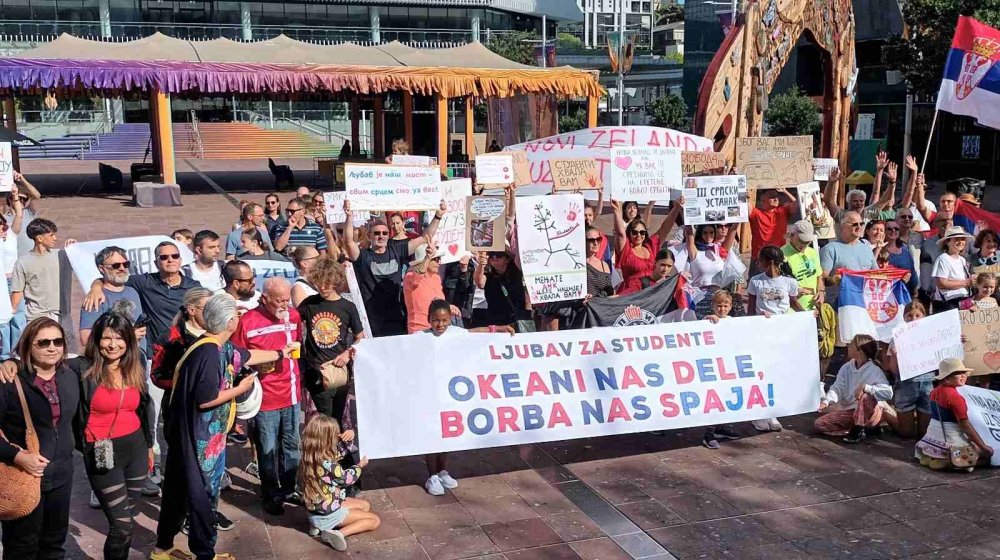Protest podrške studentima i na Novom Zelandu 1