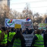 "Živeti slobodno": Završena blokada Ministarstva prosvete, prosvetari pročitali svoje i studentske zahteve, održano 15 minuta tišine (VIDEO, FOTO) 3