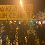 MUP: Muškarac udaren pesnicom u nos na protestu na Zvezdari 11