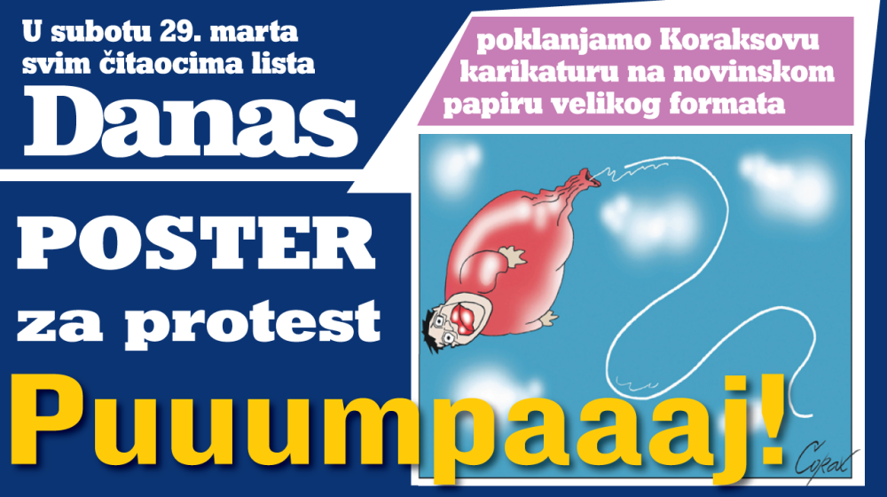 poster pumpaj studentski protesti