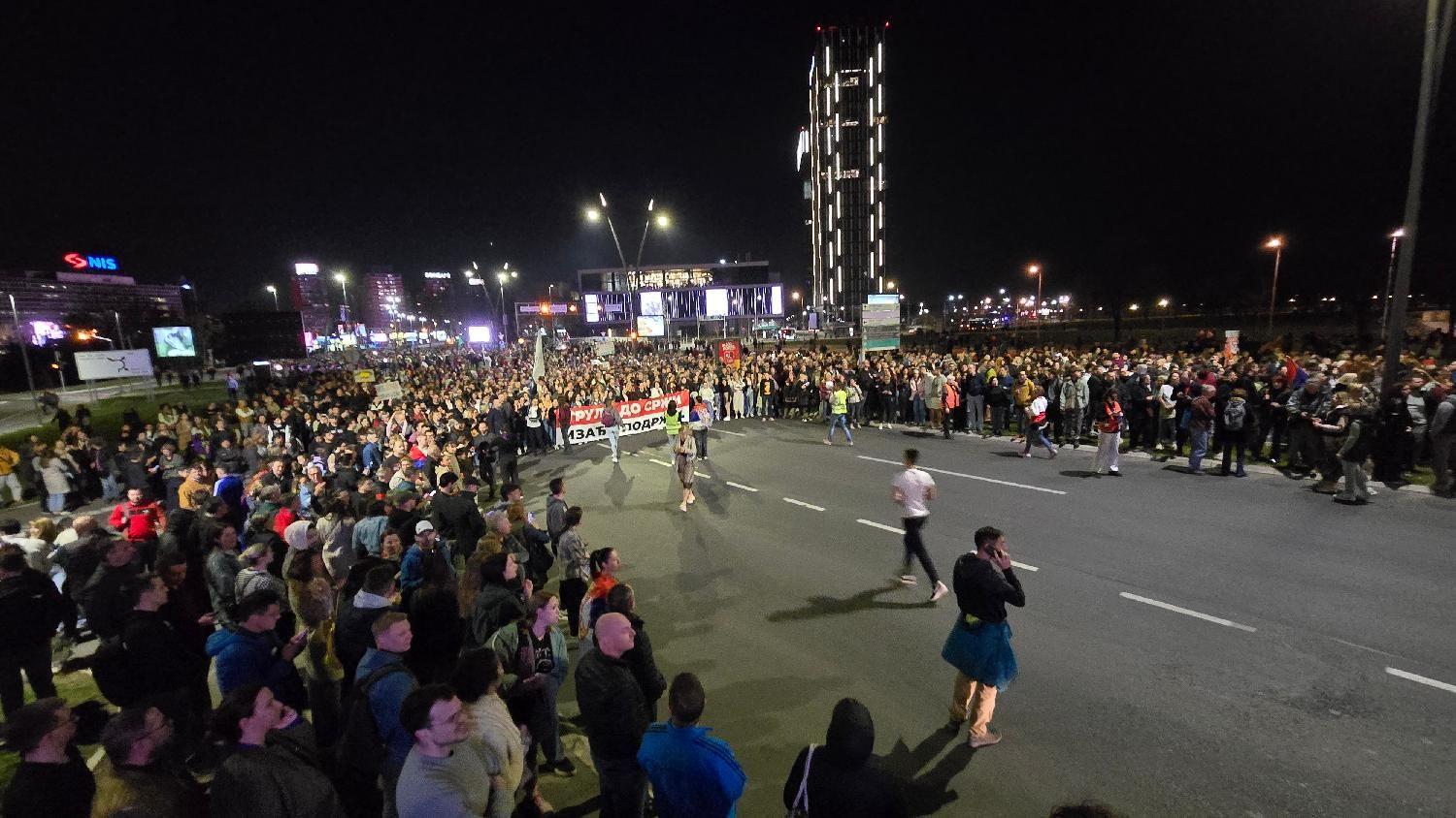 Osmomartovski protest: Studenti i radnici 'rame uz rame', uz solidarnost sa poljoprivrednicima 2 studenti protest
