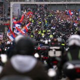 CNN sliku o protestu u Beogradu prenosio kroz izveštaje novinara N1 9