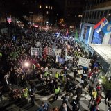 protest ispred RTS-a