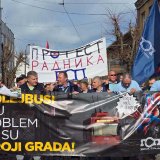 "Ne damo GSP": Protest radnika i studenata, blokirana raskrsnica kod Londona 4