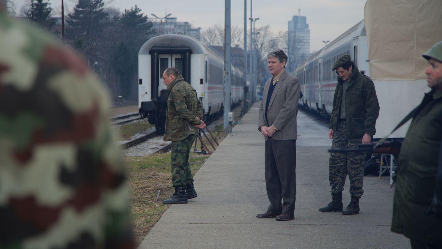 Dragan Mićanović kao Toma Buzov na snimanju kratkometražnog filma „Čovjek koji nije mogao šutjeti"