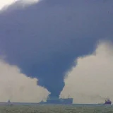 Tanker i teretni brod u plamenu posle sudara kod Engleske, 32 osobe povređene (VIDEO) 9