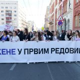 Studentski osmomartovski protest: 'Žene u prvim redovima' 4