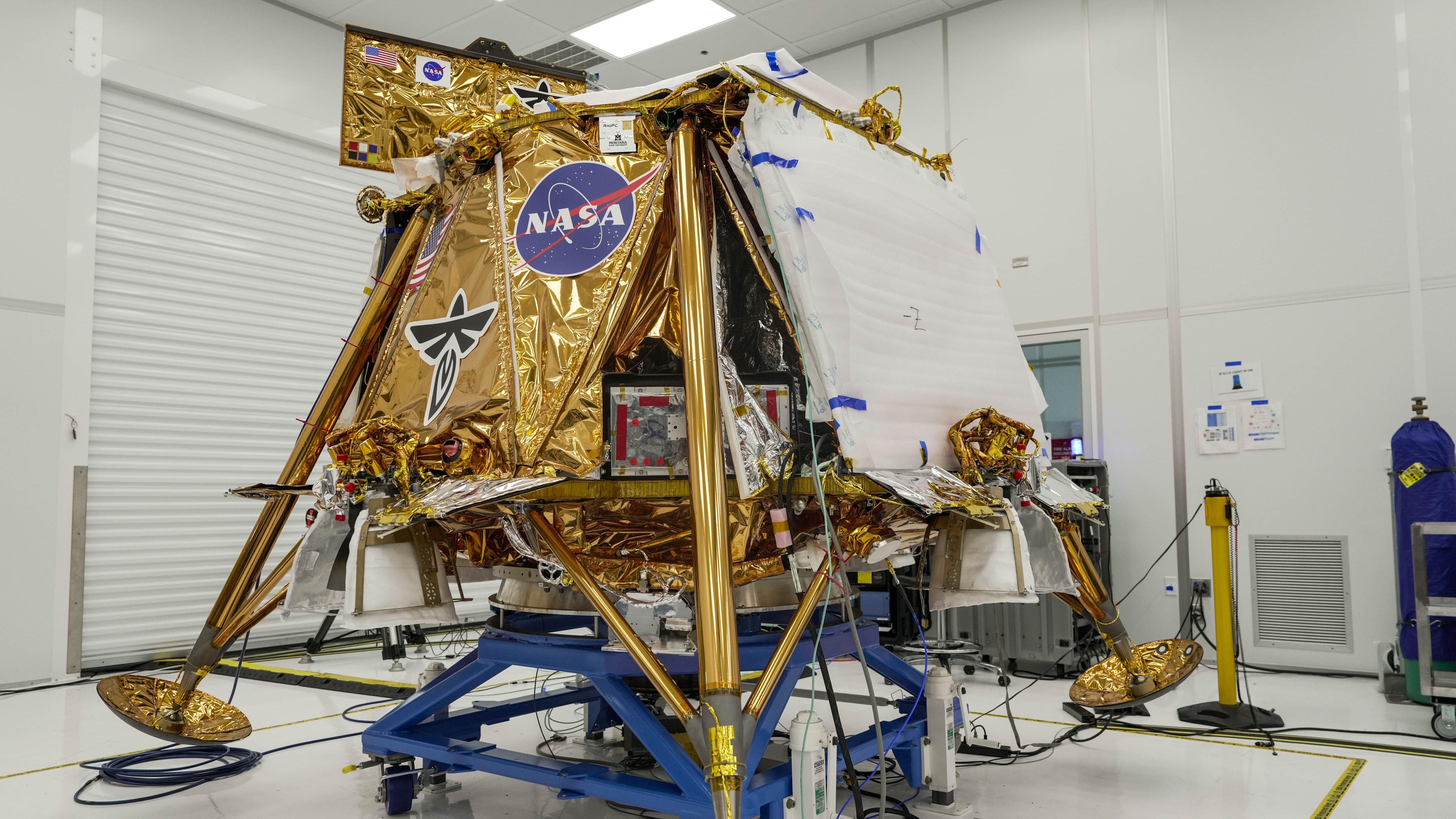 Privatna svemirska letelica sletela na Mesec 2 Plavi duh pre poletanja