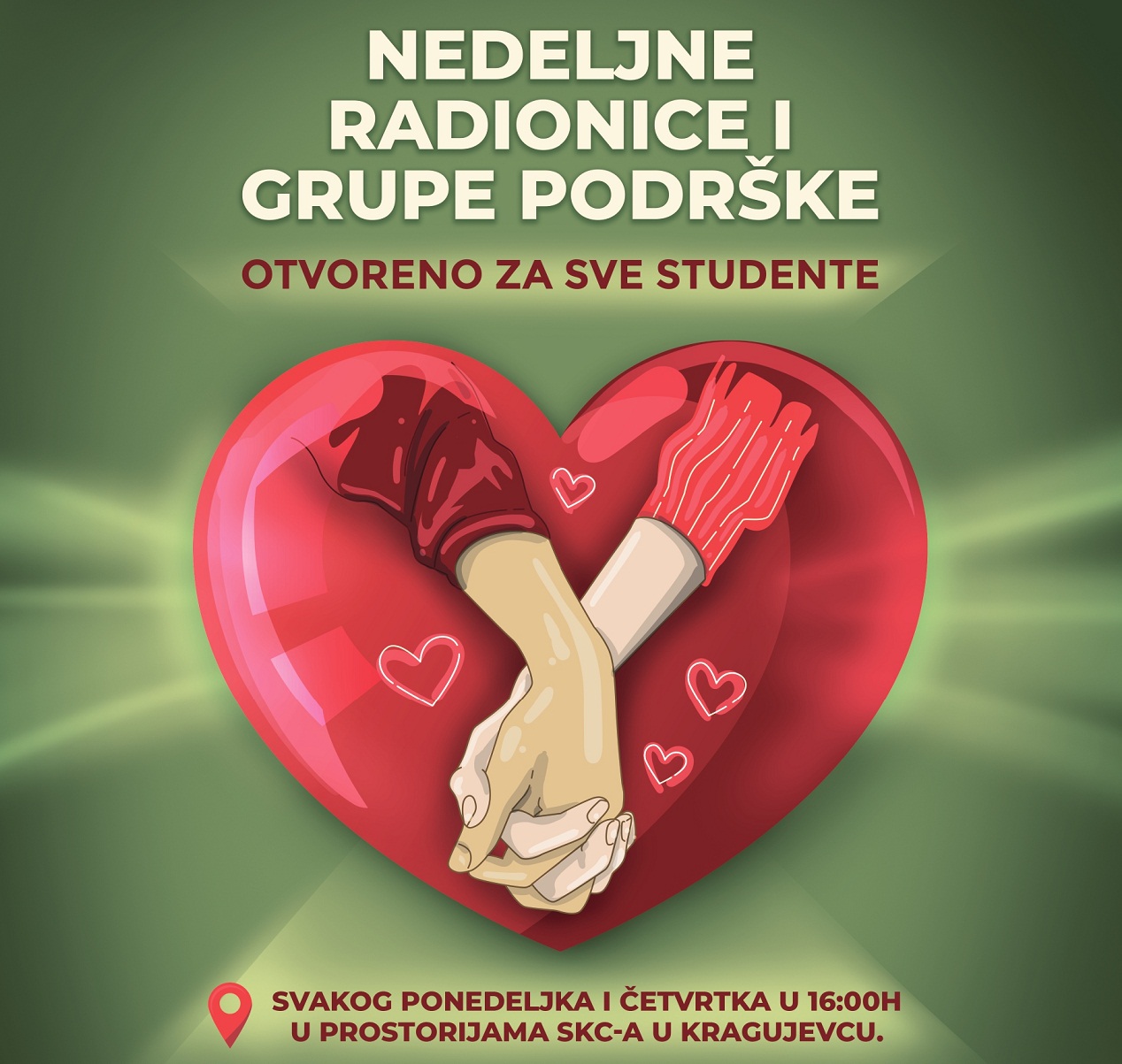 „Student za studenta” psihološke radionice i grupe podrške za studente u blokadi u SKC-u Kragujevac 2