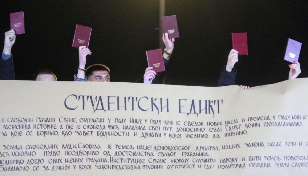 "Šta je država? Kome ona pripada?": Studenti u blokadi najavili veliki skup u Nišu 2