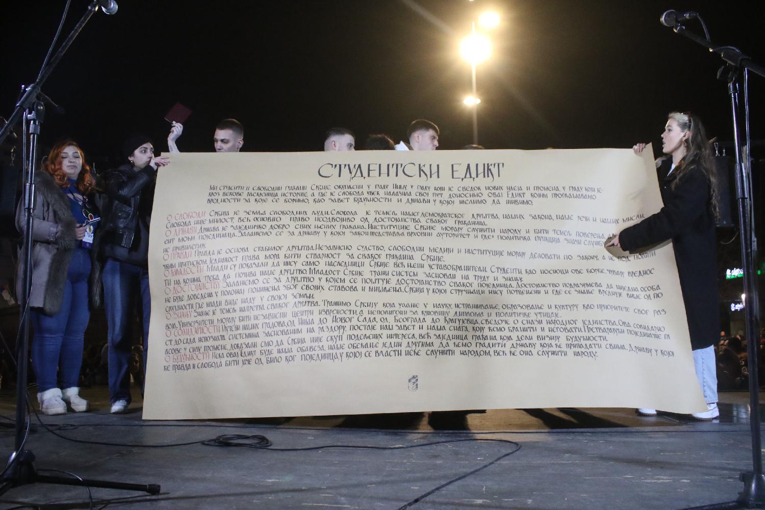 Kako je izgledao dan u Nišu tokom protesta "Studentski edikt"? (FOTO) 7 Kako je izgledao dan u Nišu tokom protesta "Studentski edikt"? (FOTO) 7