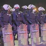 Kordon policije na Brankovom mostu (FOTO) 7