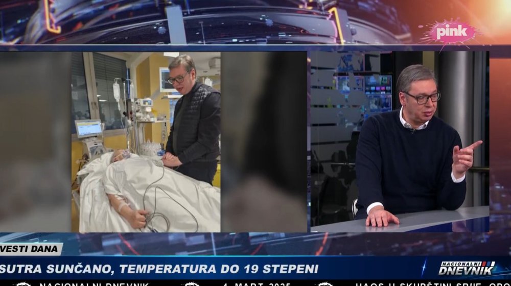 "Težak dan za Srbiju, ali rodiće se mali Gavrilo, simbol otpora kao i pre 111 godina": Vučić o događajima u Skupštini Srbije 1