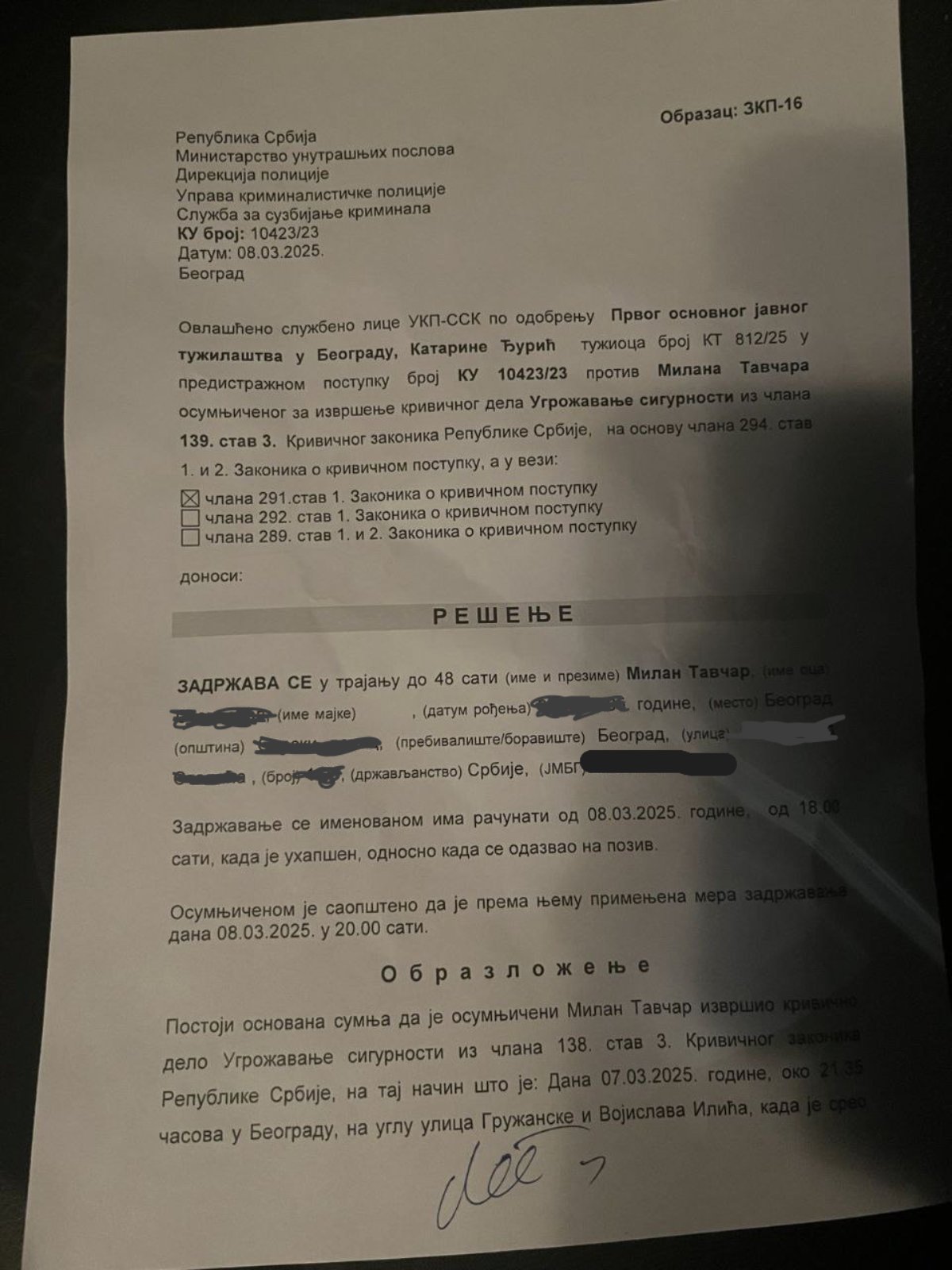 Danas saznaje: Nije bilo fizičkog napada na Nikolu Selakovića 2