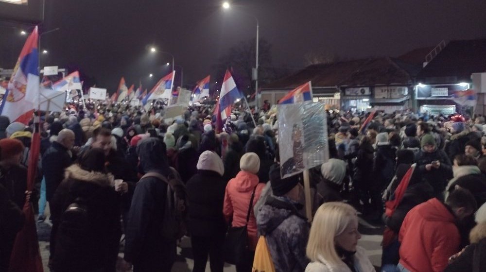 Veterani 243. motorizovane brigade sa Košara podržali studente 1