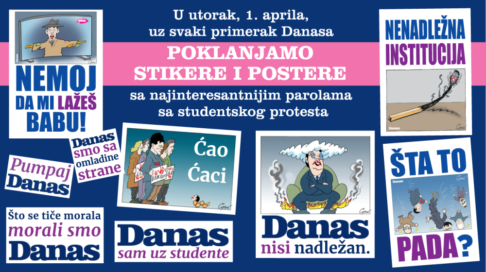 Prvoaprilski poklon u listu Danas 1