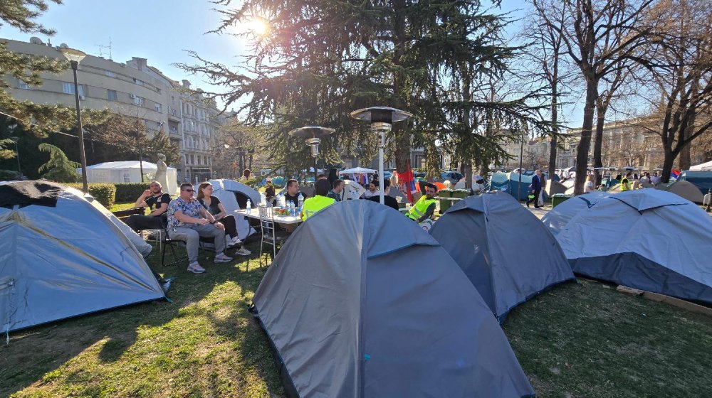 MUP: Zadržavanje za osumnjičenog da je udario dva učesnika skupa u Pionirkom parku 1