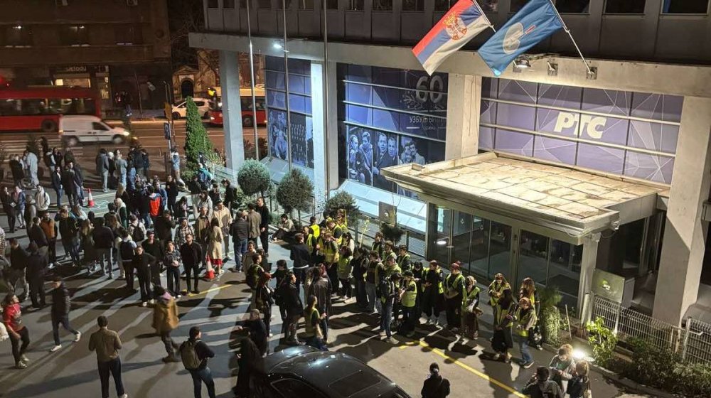 Studenti blokirali RTS