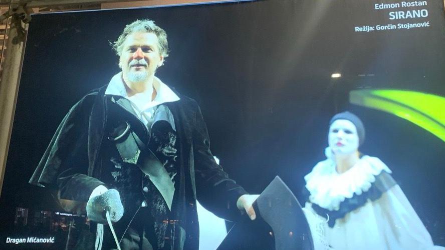Dragan Mićanović u ulozi Sirana u istoimenoj predstavi