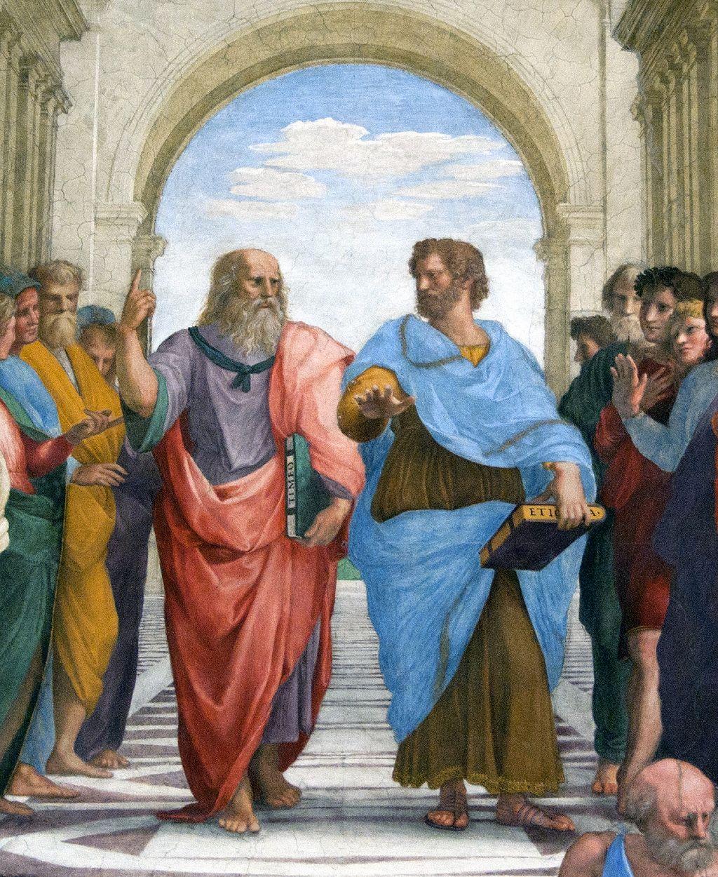 Slika Platona i Aristotela